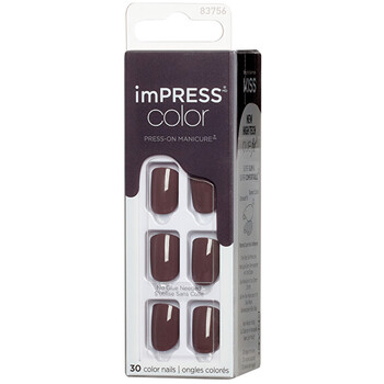 imPRESS Color Try Gray Nails ( 30 ks ) - Samolepiace nechty
